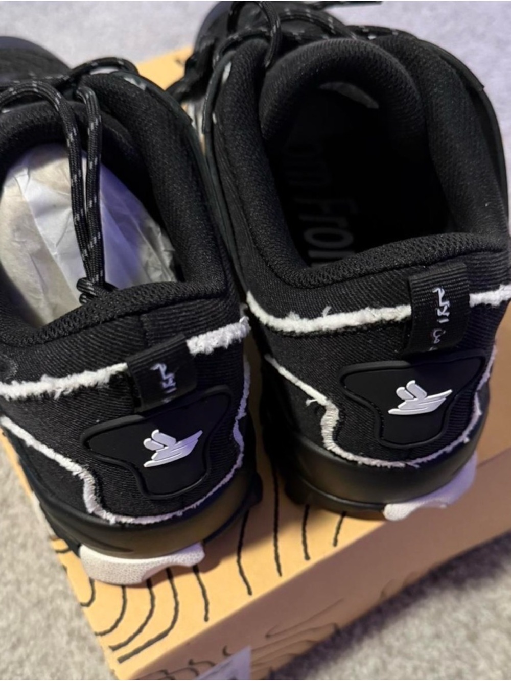 Pain of Sicko Sneakers Black and White